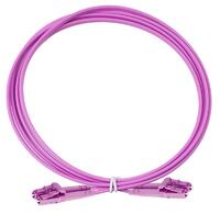 Патч-корд оптический дуплексный OM4 2х50/125 LC-LC 1м Eurolan 41F-40-LC-LC-01 - УПС инжиниринг