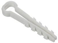 Дюбель-хомут 8х5мм для плоского кабеля нейлон бел. (уп.100шт) GENERICA UDH14-08-05-100-K01-G - УПС инжиниринг