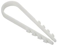 Дюбель-хомут 11х18мм для круглого кабеля нейлон бел. (уп.100шт) GENERICA UDH13-11-18-100-K01-G - УПС инжиниринг