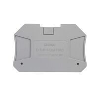 Изолятор торцевой для клемм TUR-2.5-QUATTRO (уп.100шт) DKC D-TUR-2.5-QUATTRO - УПС инжиниринг