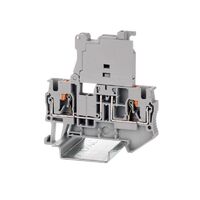 Клемма для предохранителя зажим push-in 2 точки подключения 4кв.мм сер. DKC VPR-4-HESI - УПС инжиниринг