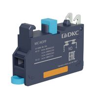 Блок контактный с клеммным безвинтовым зажимом нормально-открытый DKC MC-NOPP - УПС инжиниринг