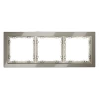 Рамка 3-м S70 стеклян. шелк Voltum VLS110304 - УПС инжиниринг