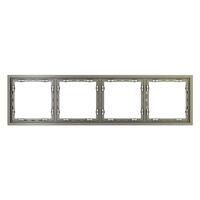 Рамка 4-м S70 пластик. шелк Voltum VLS100404 - УПС инжиниринг