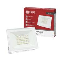 Прожектор светодиодный СДО-7 50Вт 4000К IP65 230В бел. IN HOME 4690612064376 - УПС инжиниринг