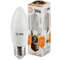 Лампа светодиодная B35-7w-827-E27 свеча 560лм ЭРА Б0028479 - УПС инжиниринг