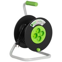 Удлинитель на пластик. катушке 4х20м без заземл. KAT-2x1.5-20m Greenline ПВС 2х1.5 Эра Б0065106 - УПС инжиниринг