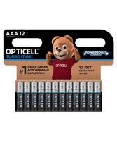 Элемент питания алкалиновый AAA/LR03 (блист. 12шт) Turbo Max Opticell 6053010 - УПС инжиниринг