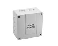 Коробка распределительная 110х110х67мм IP66 в комплекте с клеммным рядом 5х6кв.мм 41А сер. Extherm JB-60-GR - УПС инжиниринг