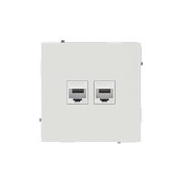 Розетка компьютерная 2-м KANT RJ45 кат.6A без шторки бел. песок DKC 7010674 - УПС инжиниринг