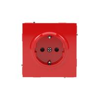 Розетка силовая KANT 2P+E защ. шторки красн. сатин DKC 7001003 - УПС инжиниринг