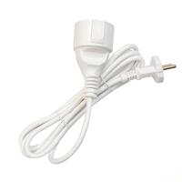 Удлинитель-шнур 1х2м без заземл. 10А IP20 ПВС 2х1 бел. DOMTOK 2335 - УПС инжиниринг