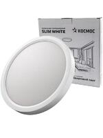 Светильник светодиодный SLIM WHITE 24Вт 4500К IP40 1620лм 230В 230х25мм КОСМОС KSlim24w_W4500K - УПС инжиниринг